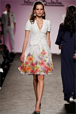 renato balestra moda donna gonna a fiori