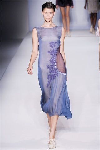 Attillato celeste by Alberta ferretti 2010