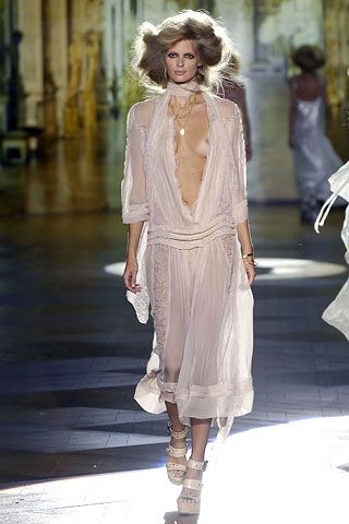 Roberto Cavalli nude look con seno a vista