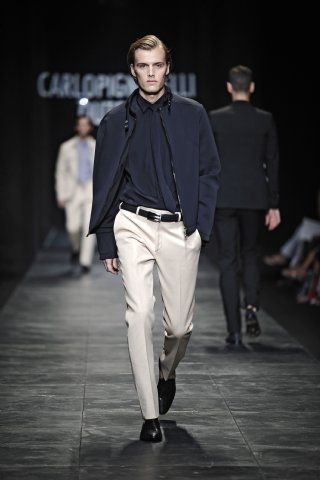 Carlo Pignatelli modello moda uomo pe 2009